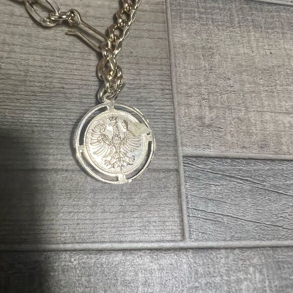 Women’s Vintage silver tone lightweight link Belt w extender. - Picture 5 of 7